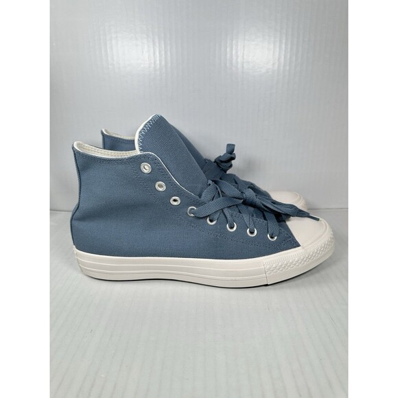 Sz 9.5 Converse Chuck Taylor All Star HI Top Heavy Canvas Lakeside Blue A12711C - Picture 2 of 9